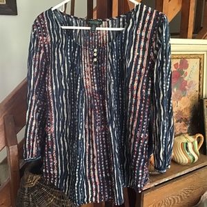Ralph blouse excellent..like new cotton  Medium
